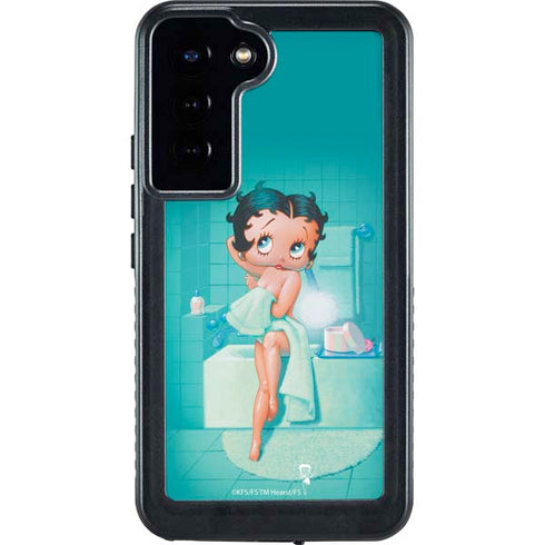 Betty Boop Bathing Galaxy S24 Plus Waterproof Case