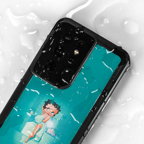 Betty Boop Bathing Galaxy S24 Ultra Waterproof Case