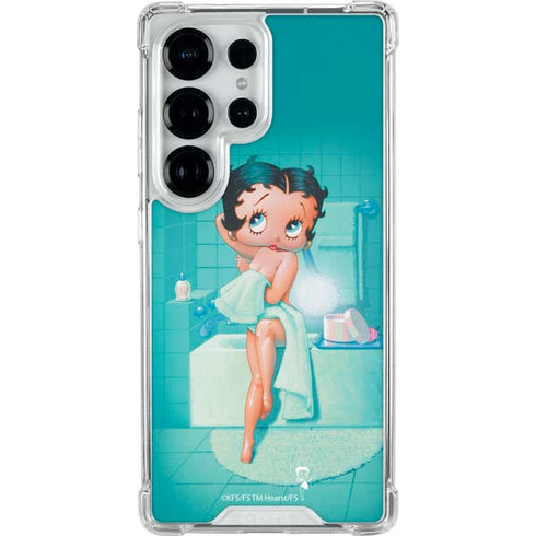 Betty Boop Bathing Galaxy S25 Ultra Clear Case