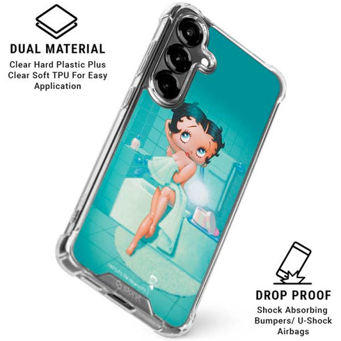 Betty Boop Bathing Galaxy S26 Clear Case