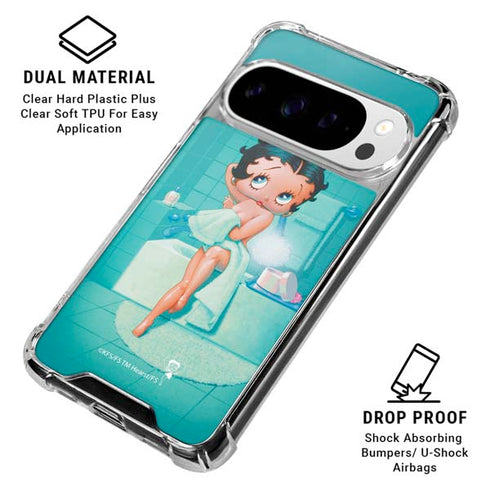 Betty Boop Bathing Google Pixel 10 Pro XL Clear Case