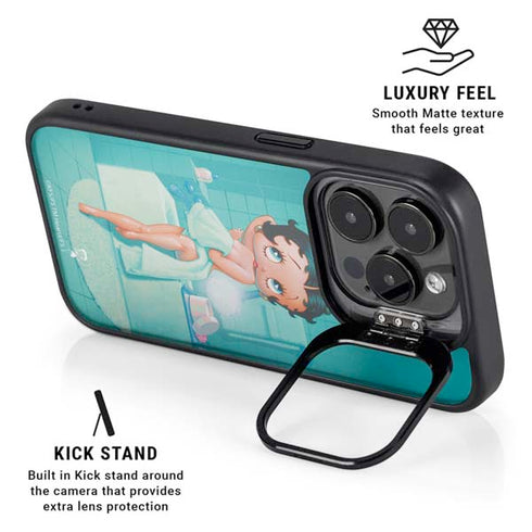 Betty Boop Bathing iPhone 13 Pro Kickstand Case