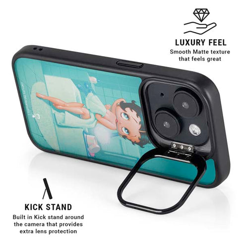 Betty Boop Bathing iPhone 14 Plus Kickstand Case