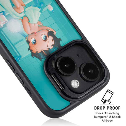 Betty Boop Bathing iPhone 14 Plus Kickstand Case
