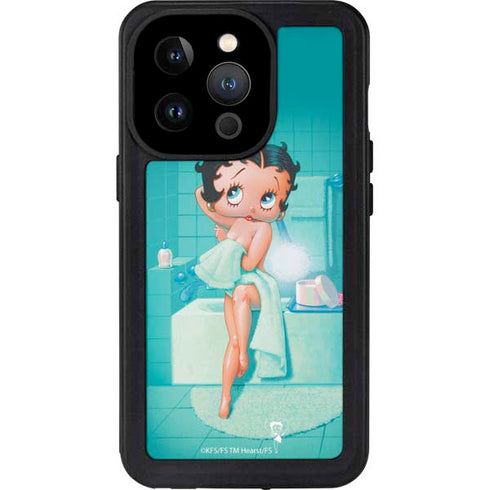 Betty Boop Bathing iPhone 15 Pro Waterproof Case