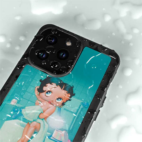 Betty Boop Bathing iPhone 15 Pro Waterproof Case