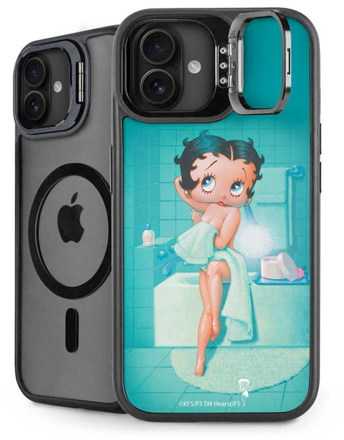 Betty Boop Bathing iPhone 16 Kickstand Case