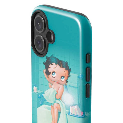 Betty Boop Bathing iPhone 16 Plus Impact Case