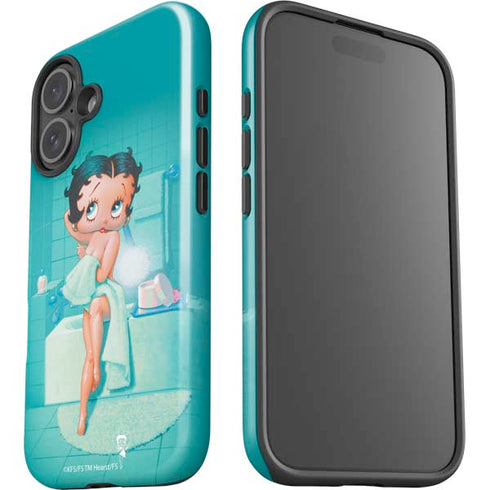 Betty Boop Bathing iPhone 16 Plus Impact Case