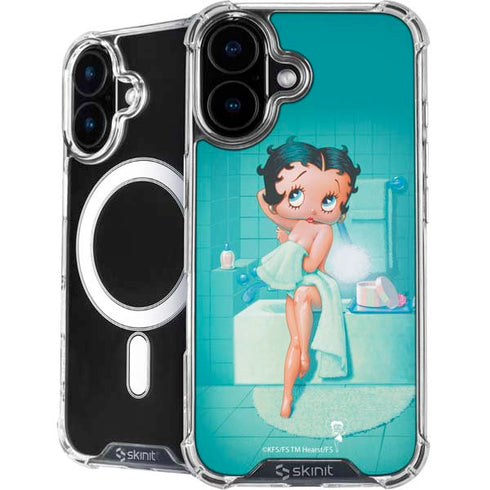 Betty Boop Bathing iPhone 16 Plus MagSafe Case
