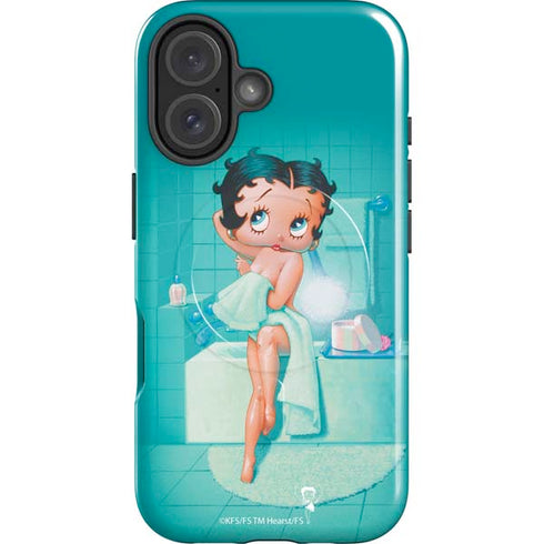 Betty Boop Bathing iPhone 16 Plus Magsafe Impact Case