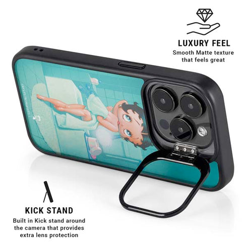 Betty Boop Bathing iPhone 16 Pro Max Kickstand Case