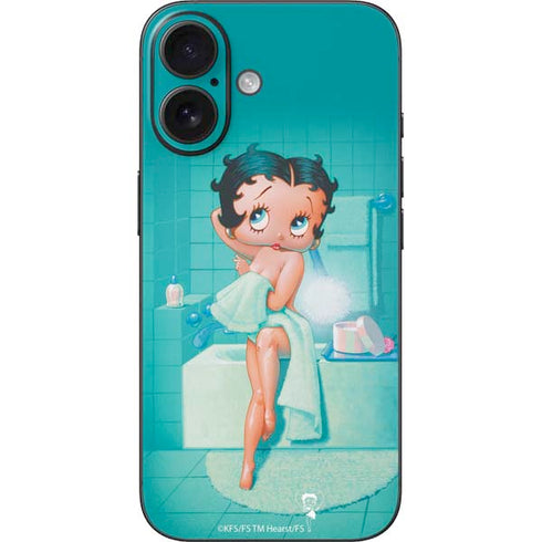Betty Boop Bathing iPhone 16 Skin