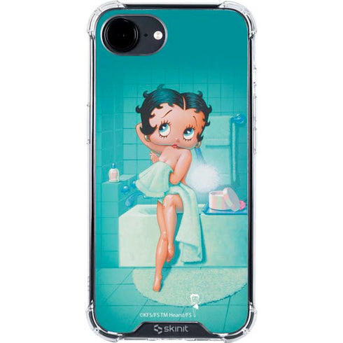 Betty Boop Bathing iPhone 16e Clear Case