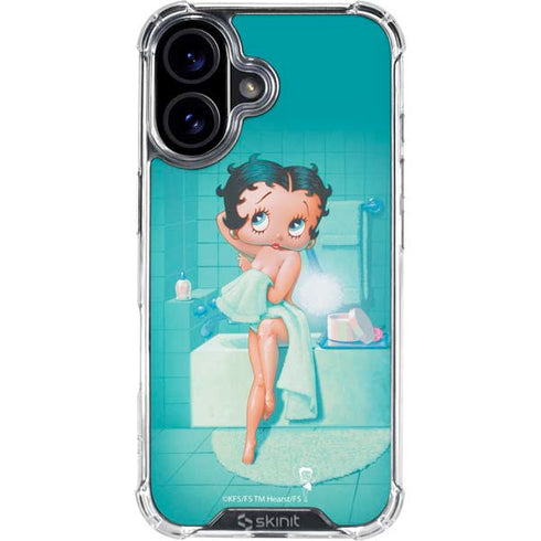 Betty Boop Bathing iPhone 17 Clear Case