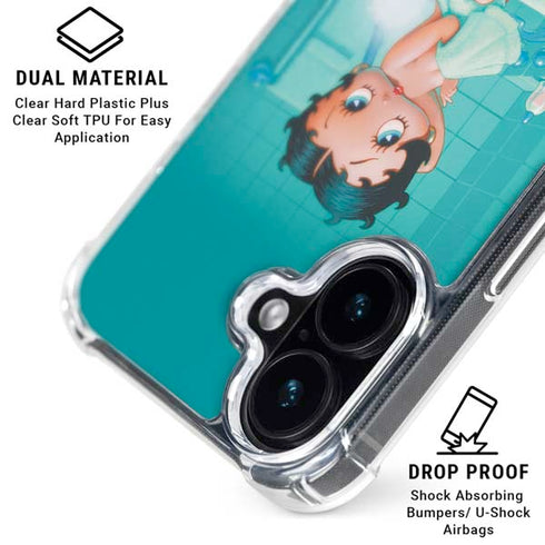 Betty Boop Bathing iPhone 17 Clear Case