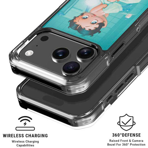 Betty Boop Bathing iPhone 18 Pro Clear Case
