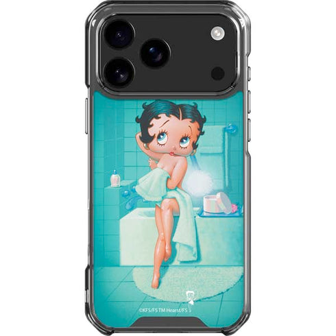 Betty Boop Bathing iPhone 18 Pro Max Clear Case