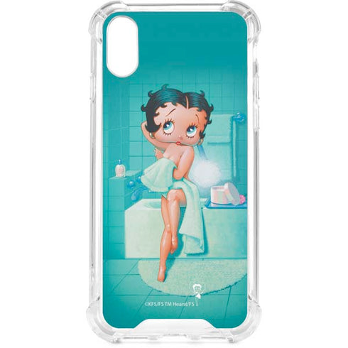 Betty Boop Bathing iPhone XS Clear Case