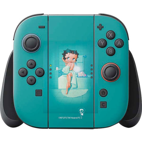Betty Boop Bathing Nintendo Switch 2 (2025) Joy-Con Controller Skin