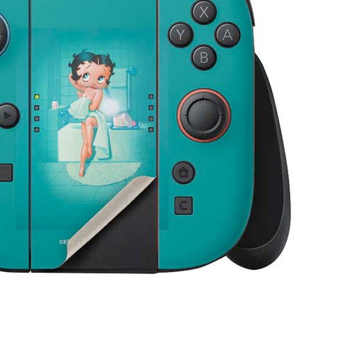 Betty Boop Bathing Nintendo Switch 2 (2025) Joy-Con Controller Skin