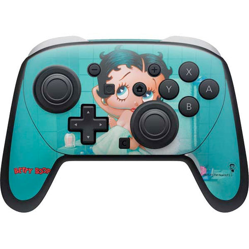 Betty Boop Bathing Nintendo Switch 2 (2025) Pro Controller Skin
