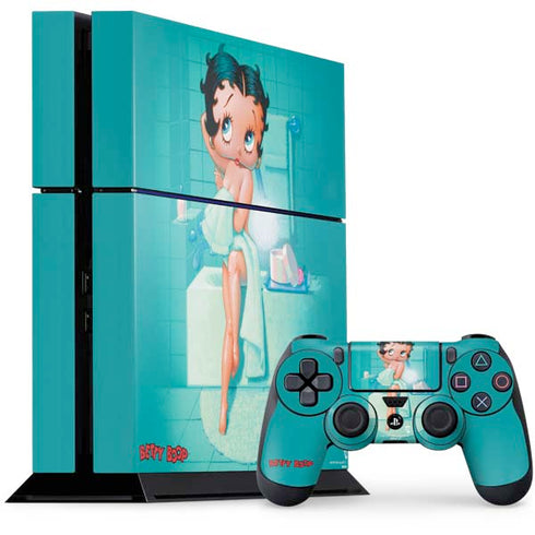 Betty Boop Bathing PlayStation PS4 Skins