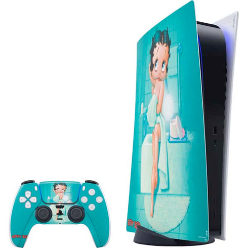 Betty Boop Bathing PlayStation PS5 Skins