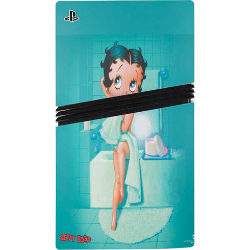 Betty Boop Bathing PS5 Pro Disk Bundle Skin