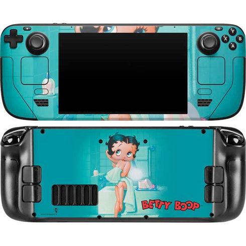 Betty Boop Bathing Steam Deck Handheld Gaming Computer OLED Skin