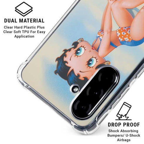 Betty Boop Bikini Galaxy A36 5G Clear Case