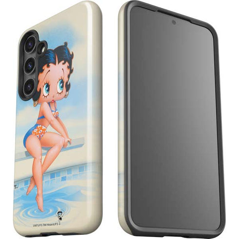 Betty Boop Bikini Galaxy S25 Plus Impact Case