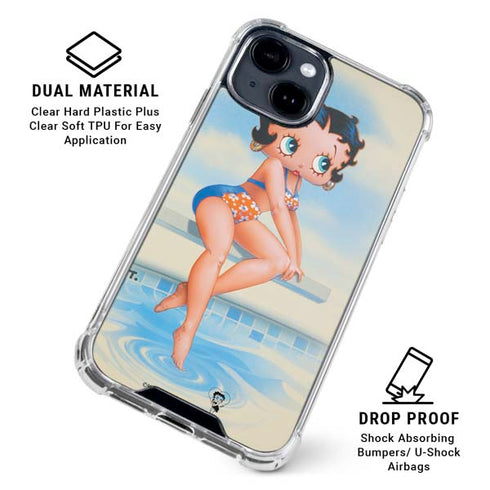 Betty Boop Bikini iPhone 15 Clear Case
