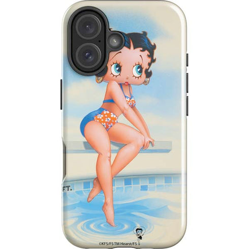 Betty Boop Bikini iPhone 16 Plus Impact Case