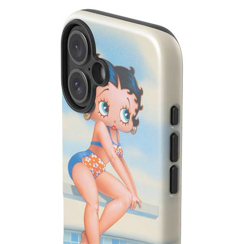 Betty Boop Bikini iPhone 16 Plus Impact Case