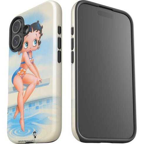 Betty Boop Bikini iPhone 16 Plus Impact Case