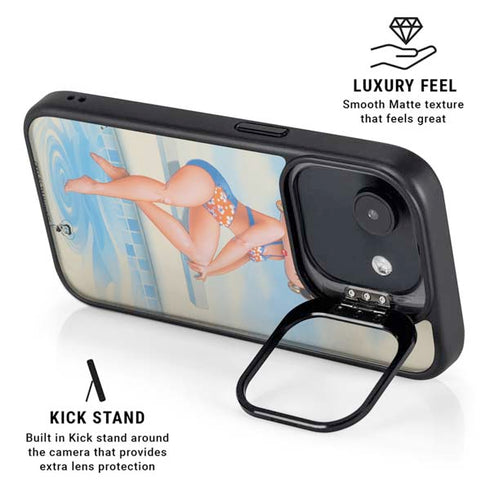 Betty Boop Bikini iPhone 16e Kickstand Case