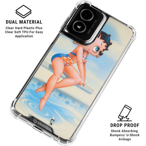 Betty Boop Bikini Moto G Power 5G (2024) Clear Case