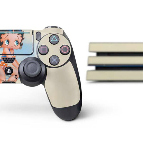 Betty Boop Bikini PS4 Pro Bundle Skin