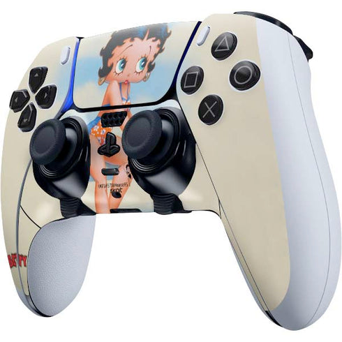 Betty Boop Bikini PS5 DualSense Edge Pro Controller Skin