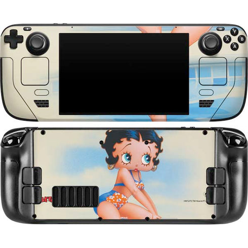 Betty Boop Bikini Steam Deck Handheld Gaming Computer OLED Skin