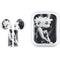 Betty Boop Black and White Apple AirPods Skin