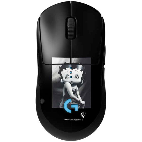Betty Boop Black and White G Pro Wireless Gaming Mouse Skin