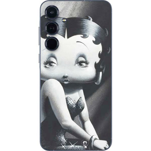 Betty Boop Black and White Galaxy A36 5G Skin