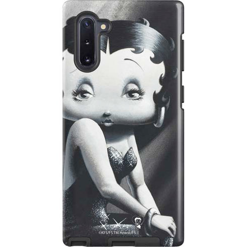 Betty Boop Black and White Galaxy Cases