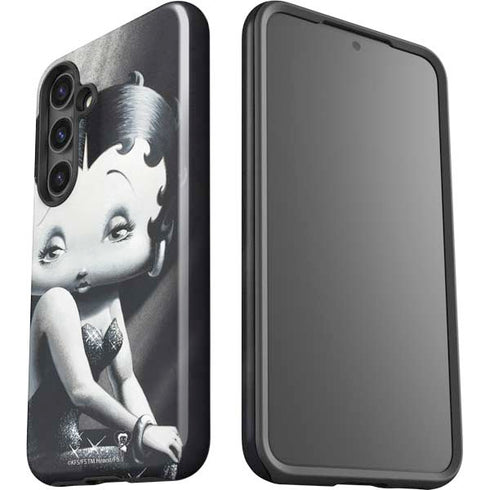 Betty Boop Black and White Galaxy S25 Impact Case