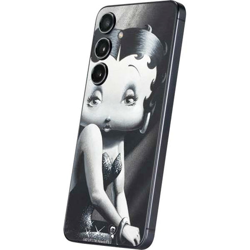 Betty Boop Black and White Galaxy S24 Plus Skin