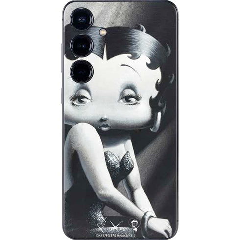 Betty Boop Black and White Galaxy S24 Skin