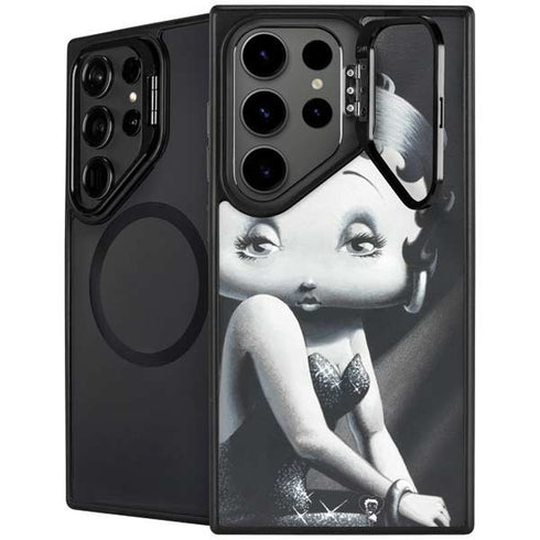 Betty Boop Black and White Galaxy S25 Ultra Kickstand Case