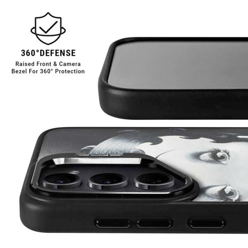 Betty Boop Black and White Galaxy S25 Ultra Kickstand Case